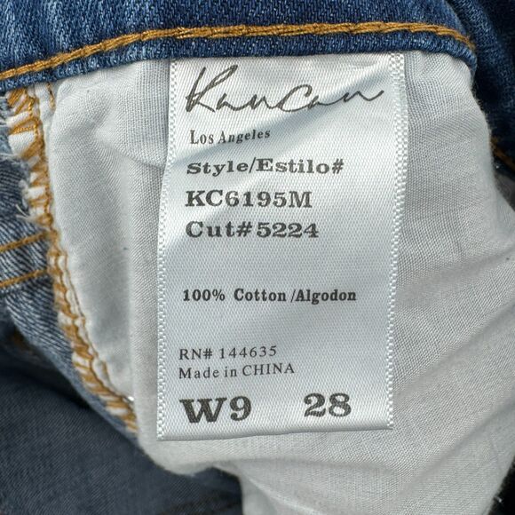 KANCAN Distressed Boyfriend Jeans KC6195M Size 28 - Picture 7 of 7